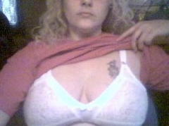 Long blonde curly hair, nice big tits and smooth pussy. I'm loving, caring and need attention and affection which i just don't seem to be getting at home anymore. anyone similar age and clean and sexy welcome.