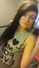 Hey! I never go on dating sites and i dont know why i am now! i saw it on an advert and decided to sign up because i was bored basically. lol 
To be honest im an average girl who goes to college and wants to move out soon because home life is driving me nuts lol. 
I love a good party and crazy nights out!!!! 
But i also love a good night in.
Im rather random with the things i come out with but thats just me :D
I say to everyone i dont want a boyfriend for years after my last but maybe if i found somebody who was amazing i could concider it...
If not im cool with being casual or mates! 
I hate it when people love their self too much arrgghh it drives me nuts. lol
anyway thats all i gotta say :P

Oh, I LIKE MEN WITH HAIR.